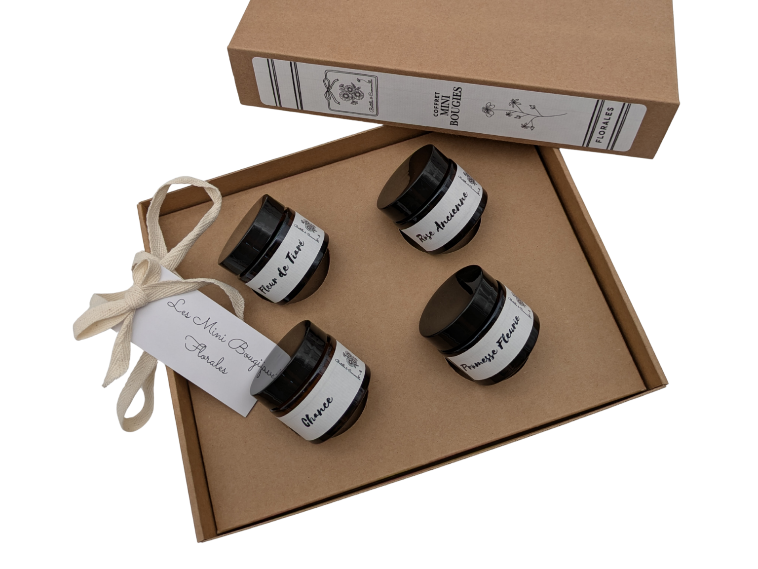 Coffret les mini bougies florales – Image 4