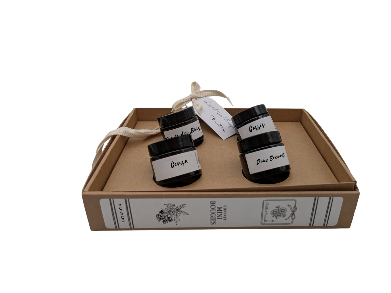 Coffret les mini bougies fruitées