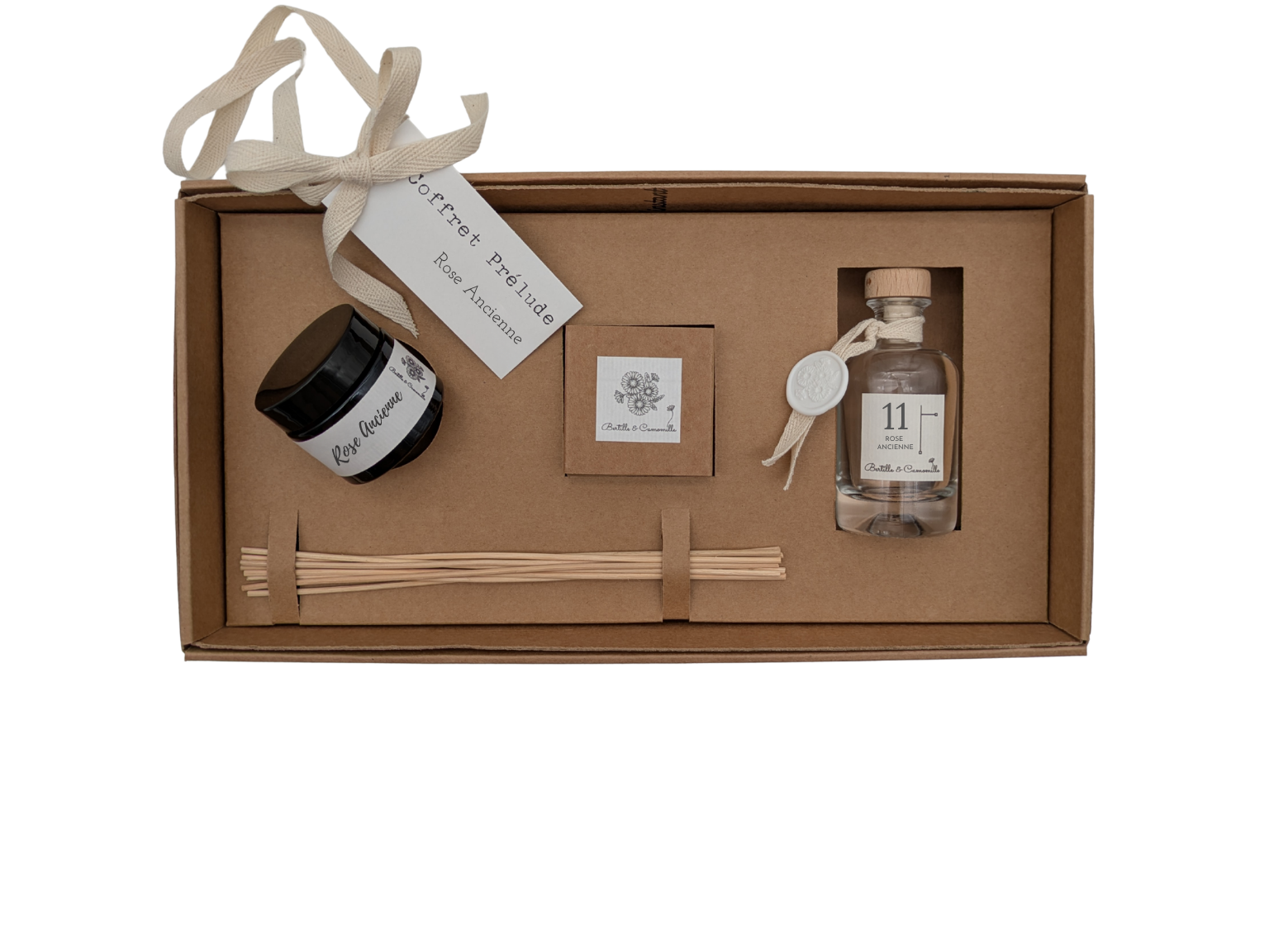 Coffret Bougie Prélude Rose Ancienne