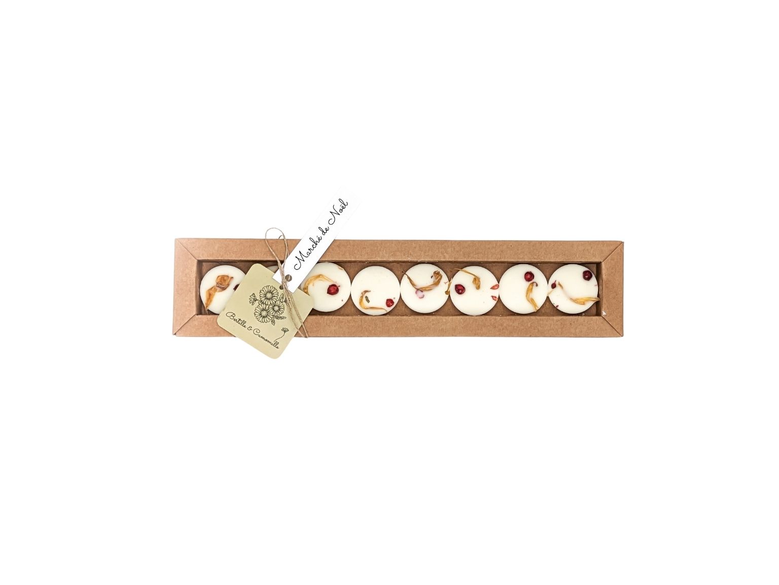 Boite de 8 Fondants parfumés Marché de Noël 25