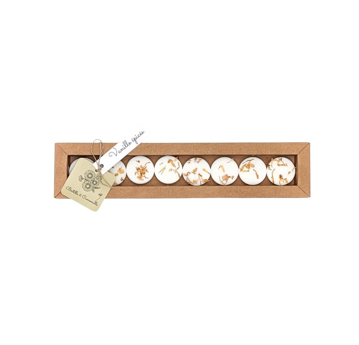 Boite de 8 Fondants parfumés Vanille épicée 2