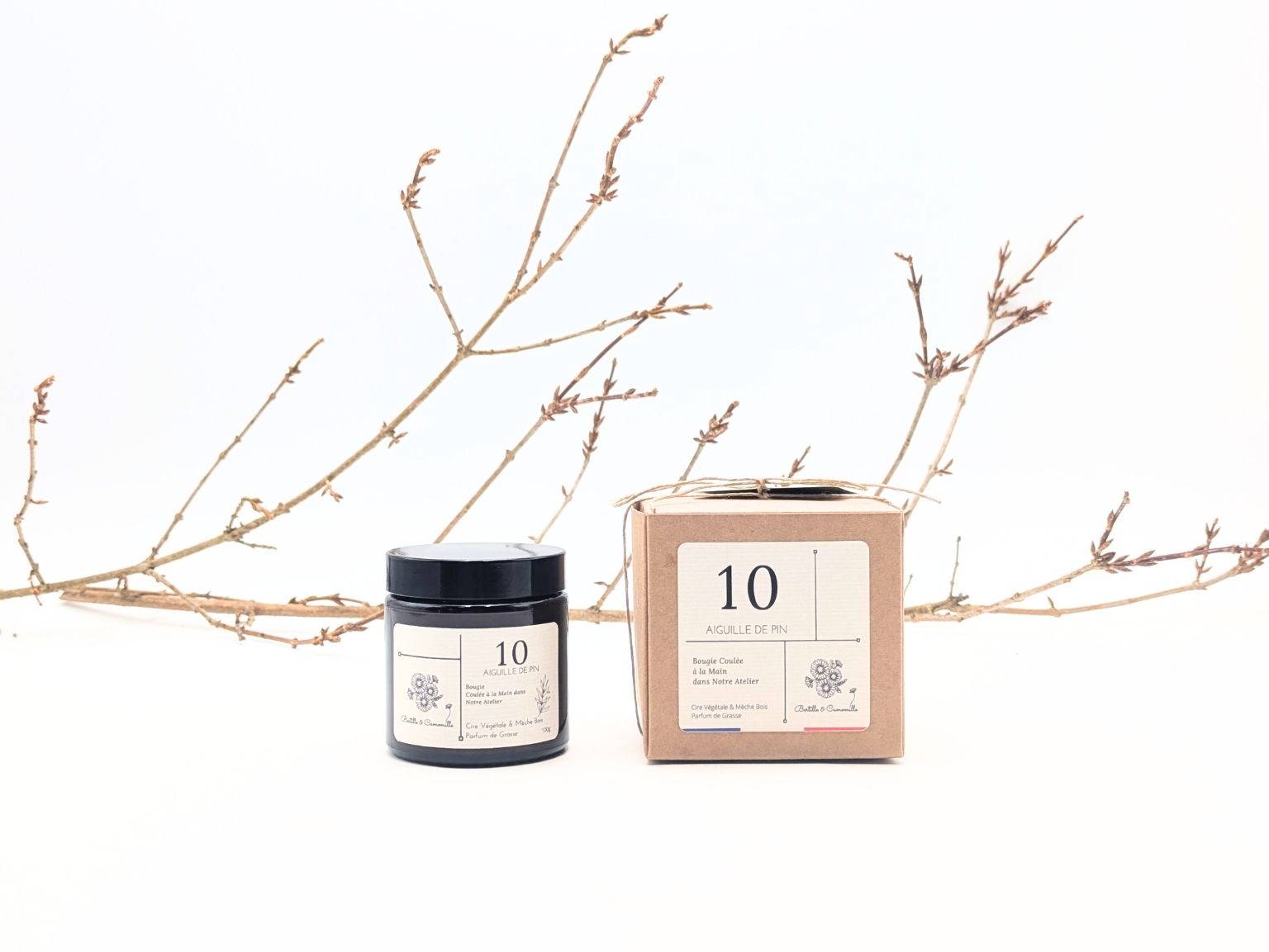 Bougie Parfumée Aiguille de Pin 10