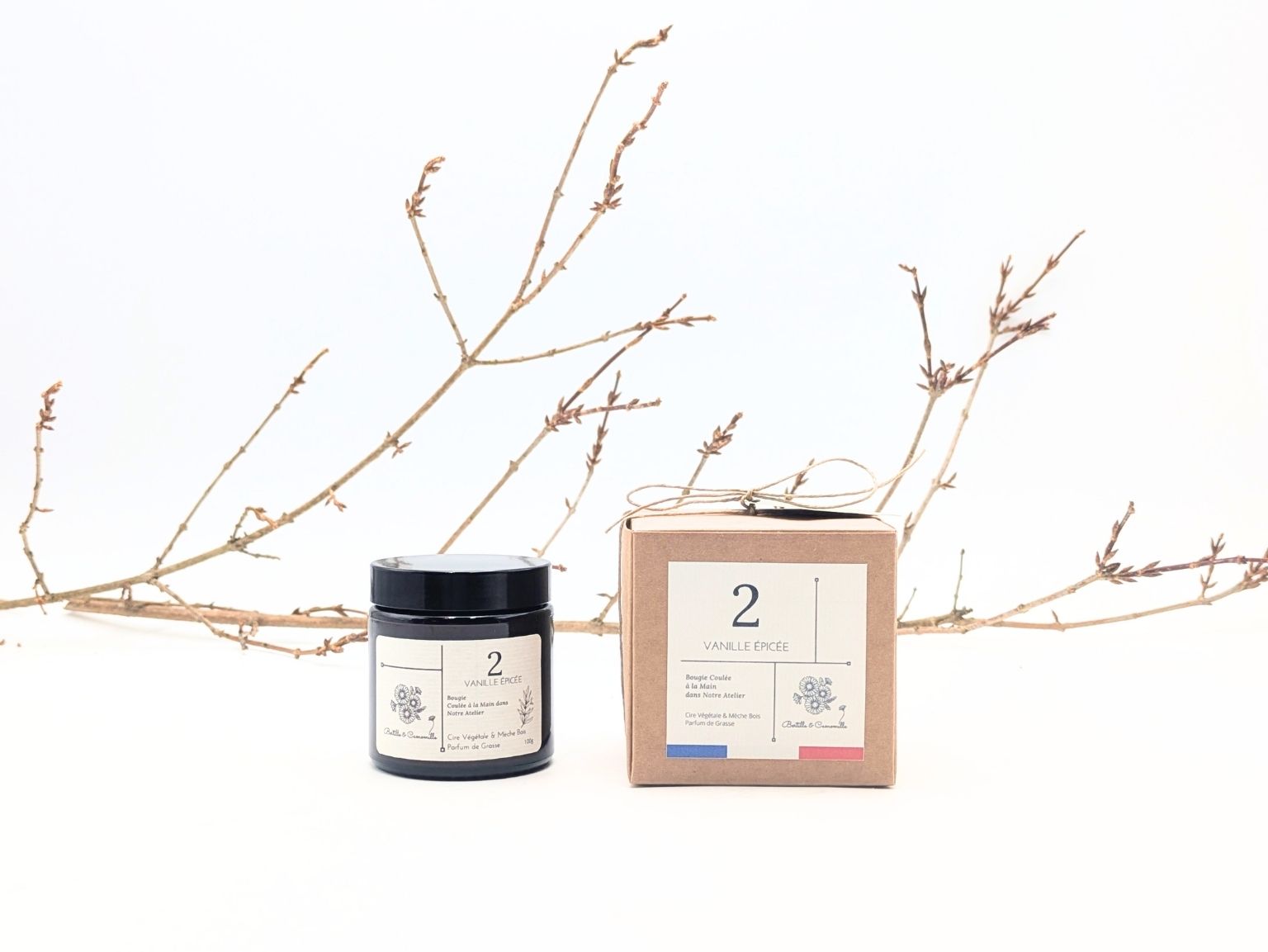Bougie Parfumée Vanille Epicée 2