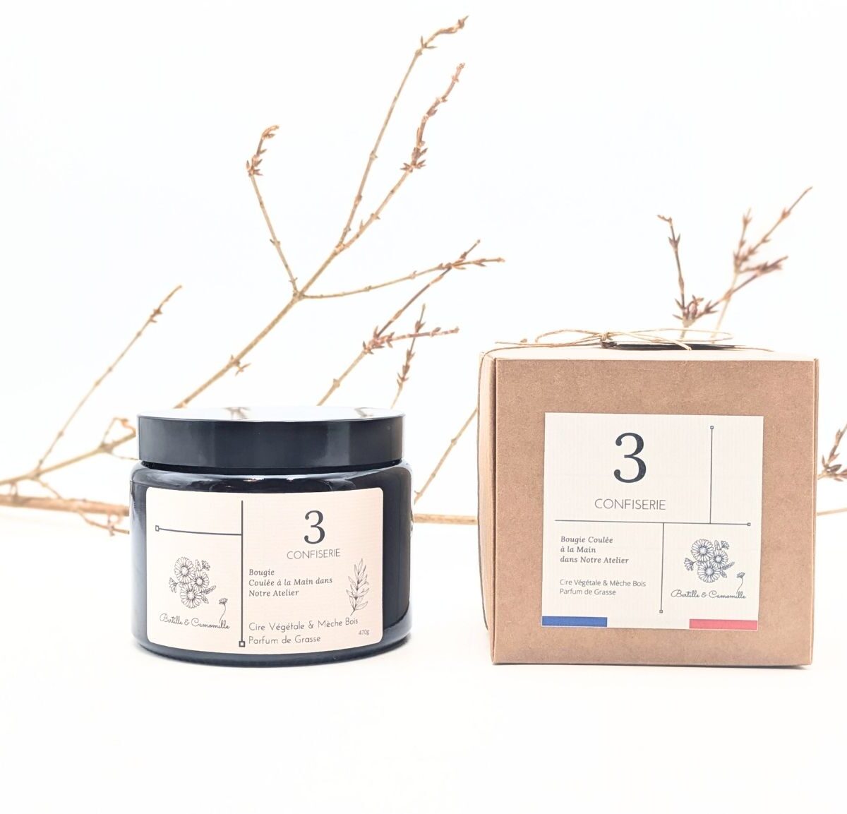 Bougie Apothicaire 470g - Confiserie