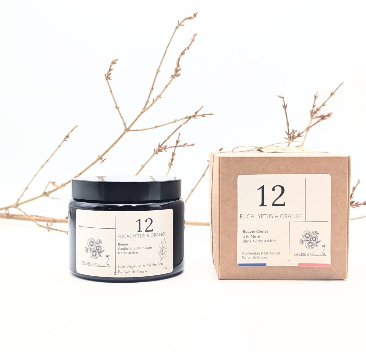 Bougie Apothicaire 470g - Eucalyptus Orange