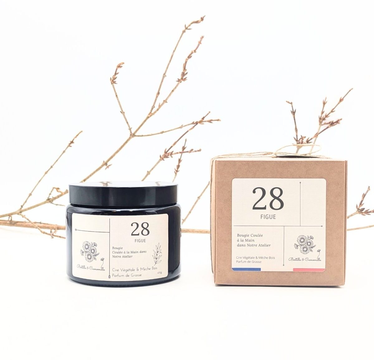 Bougie Apothicaire 470g - Figue