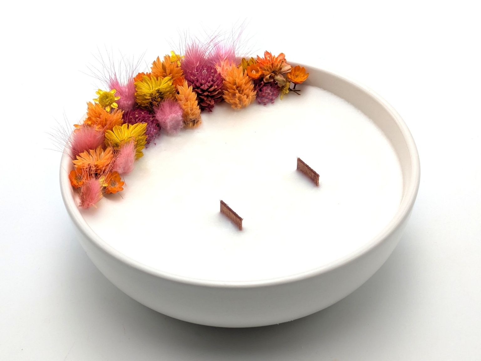 Bougie Fleurs Séchées - Parfumée Toscane – Image 2