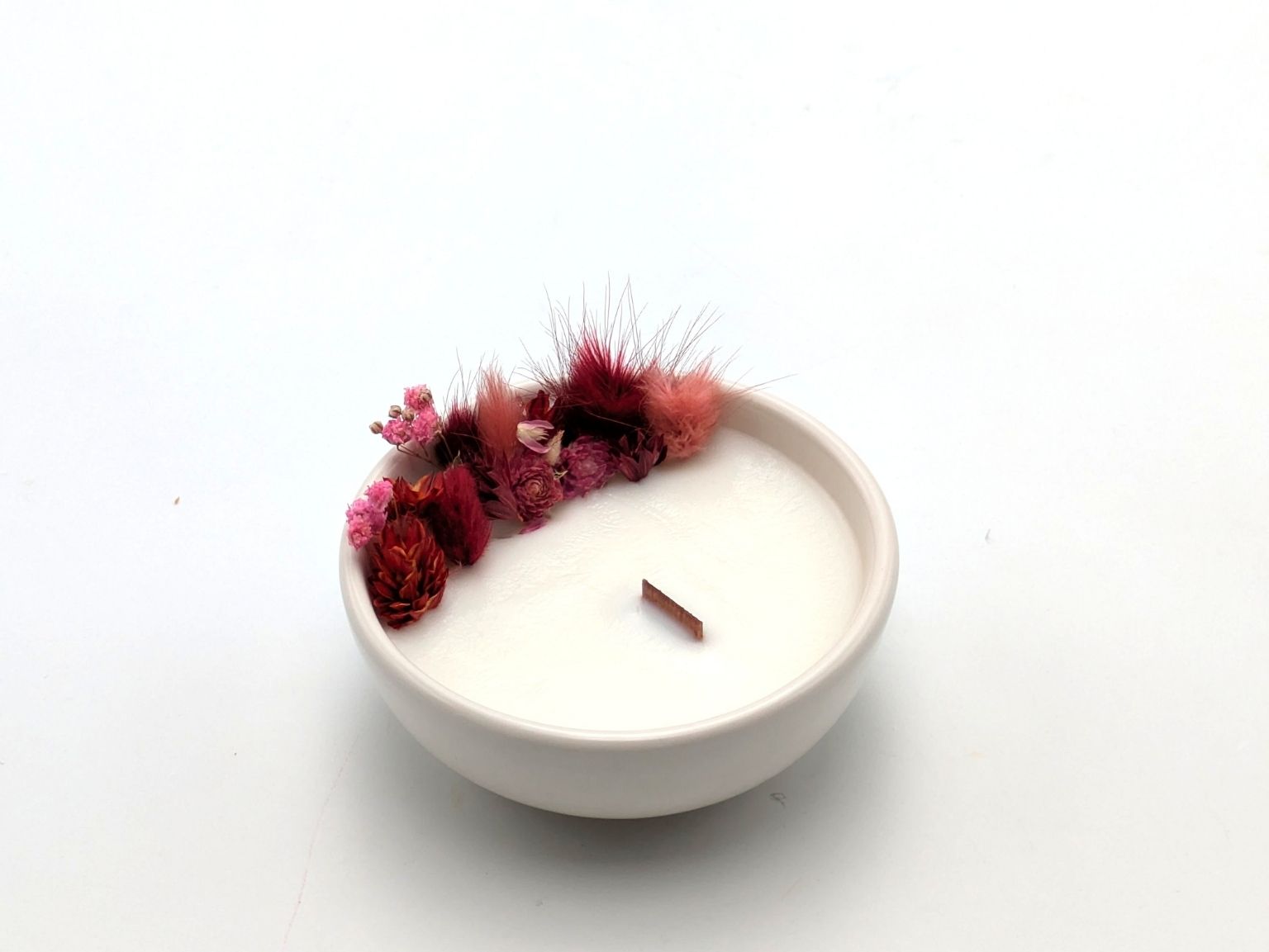 Mini Bougie Fleurs Séchées - Parfumée Cerise – Image 2