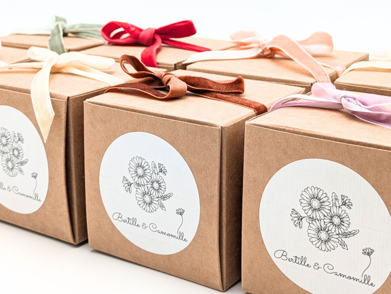 Mini Bougie Fleurs Séchées - Parfumée Cerise – Image 3