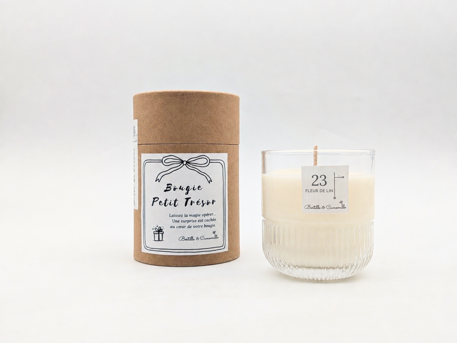 Bougie Petit Trésor Fleur de Lin 23