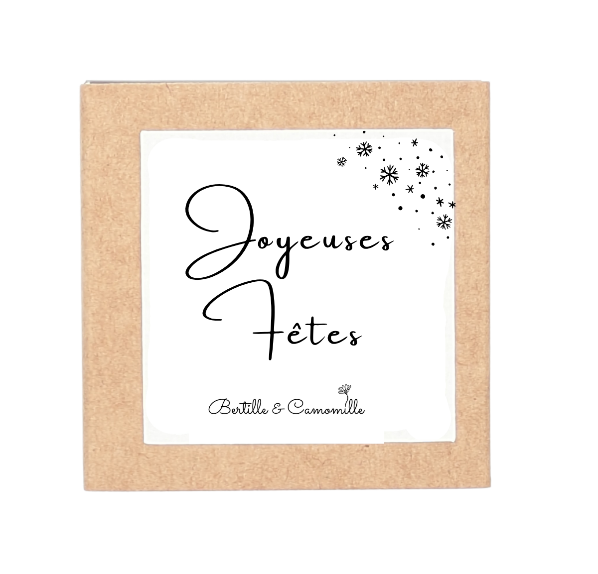 Un mot doux le plâtre parfumé Joyeuses Fêtes